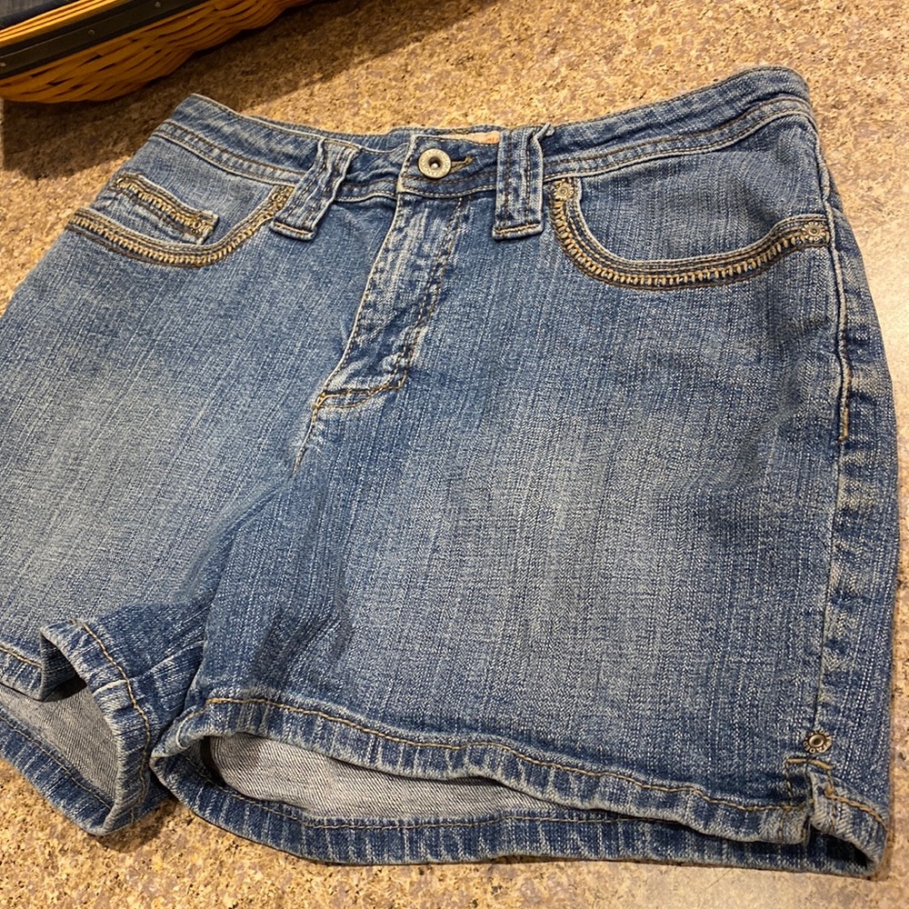 Faded Glory Blue Jean Shorts Size 8